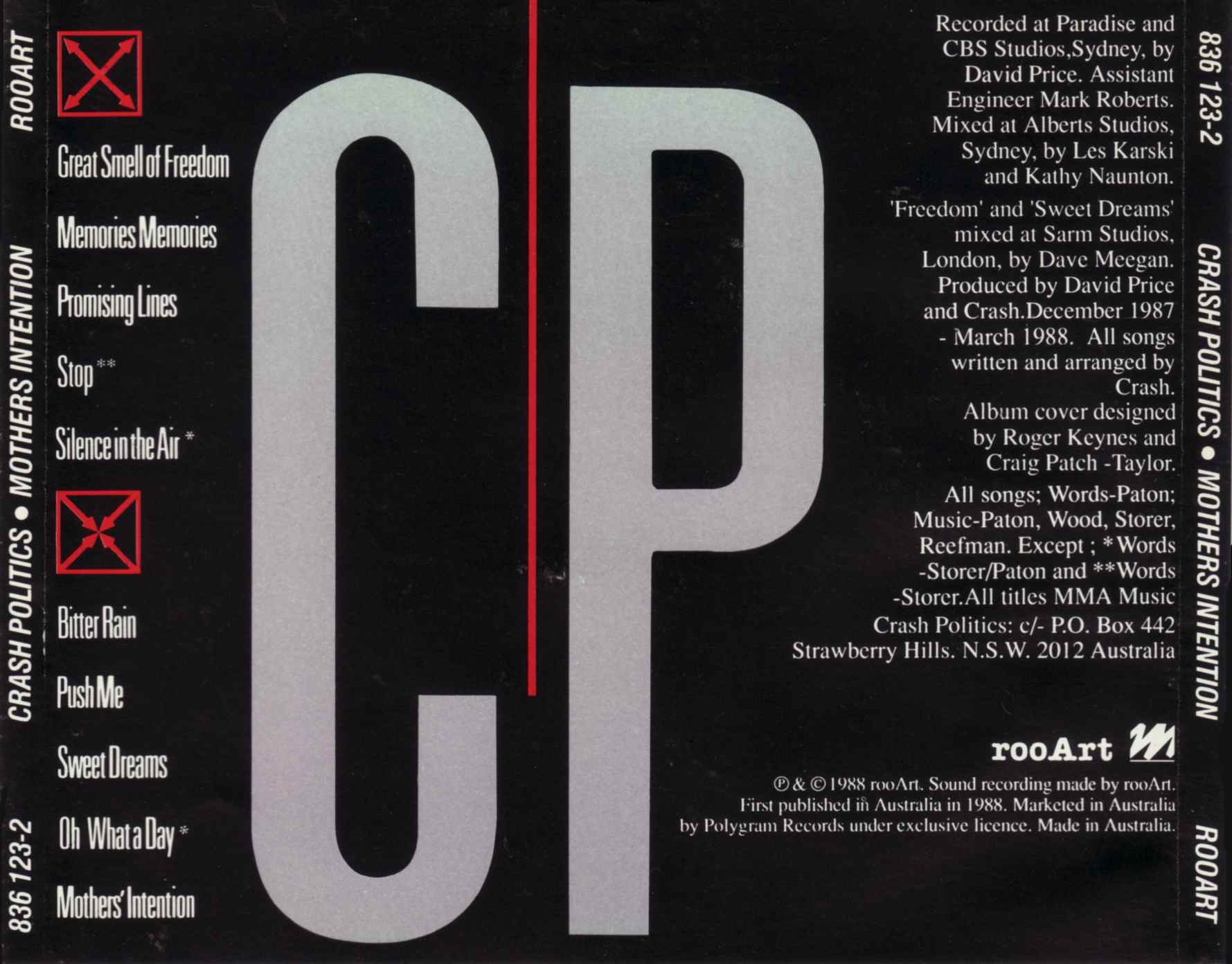 Crash Politics  Mothers Intention : Back